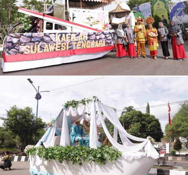  Paman Birin Lepas Pawai Ta’aruf MTQ Nasional XXIX Kalsel