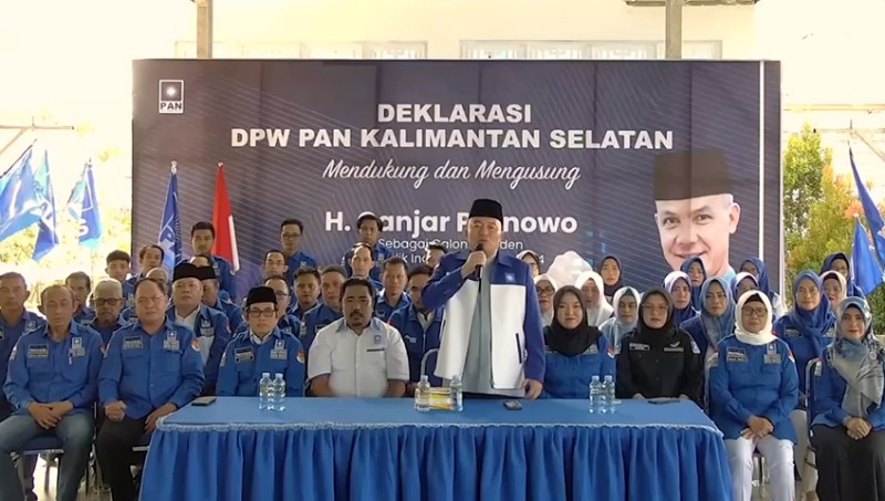  PAN Kalsel Deklarasi Dukung Ganjar untuk Capres 2024