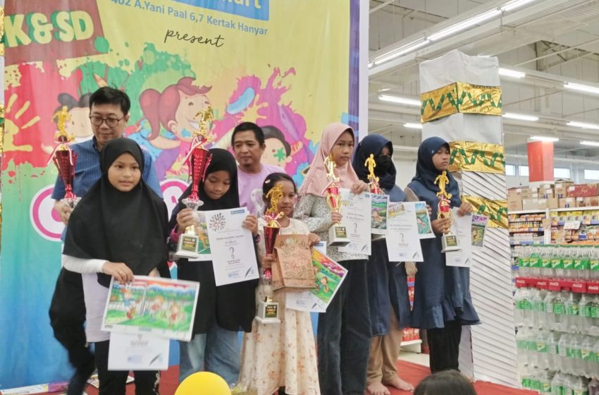  Kembangkan Kreativitas, 44 Anak Ikuti Lomba Mewarna Piala Dunia 2022 