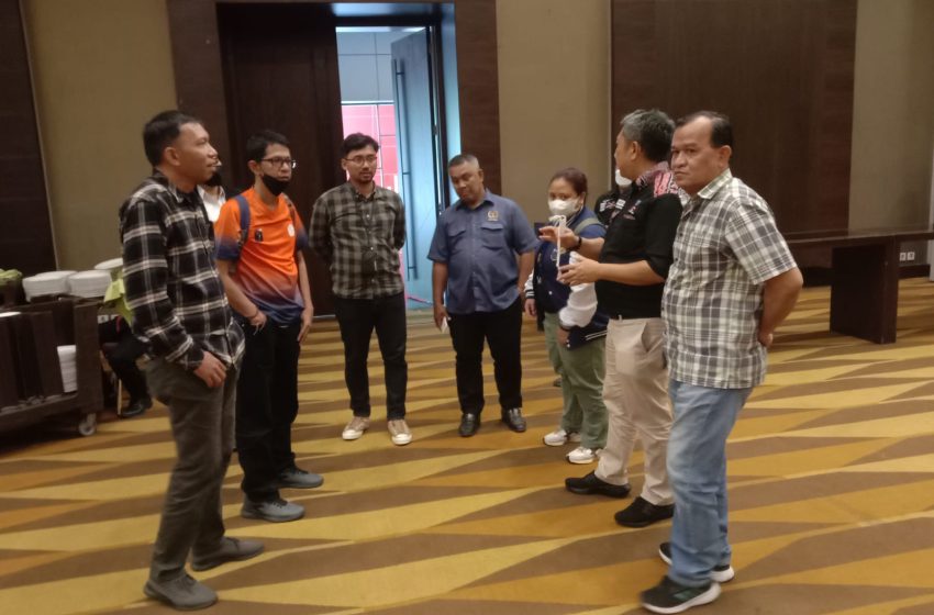  Mantapkan Persiapan Seminar HPN 2023, Staf Kemenpora Survei Lokasi di Medan