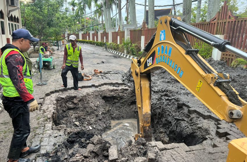  PT AM Bandarmasih Perbaiki Pipa PVC, Ini Wilayah yang Terdampak