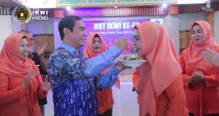  HUT ke-62, IKWI Kalsel Juara Nasional Lomba Video Menghias Tumpeng