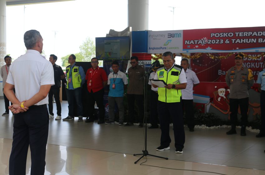  Aktivitas Penerbangan Diprediksi Meningkat, Bandara Internasional Syamsudin Noor Gelar Posko Terpadu Angkutan Udara