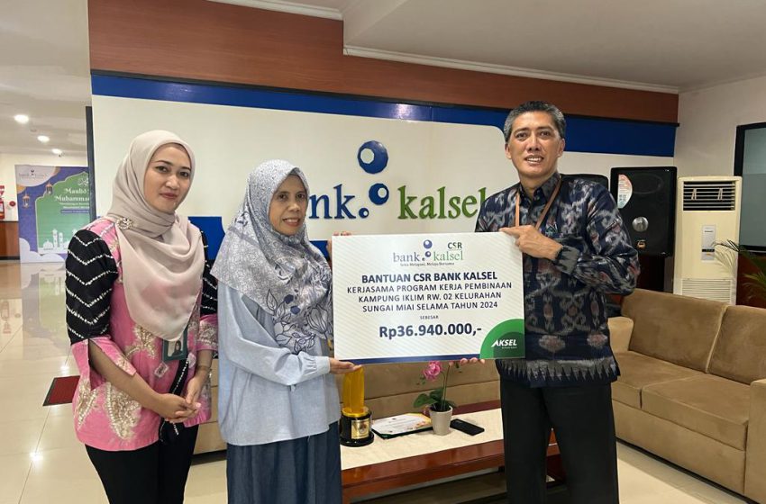  Melalui CSR, Bank Kalsel Dukung Program Pembinaan di Kampung Iklim Sungai Miai