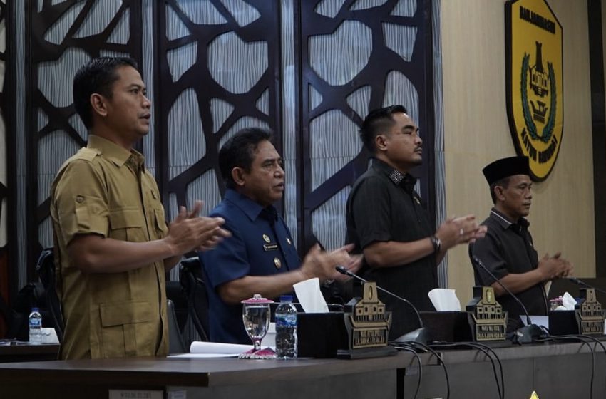  DPRD Gelar Paripurna Laporan Pertanggungjawaban APBD Kota Banjarmasin TA 2023