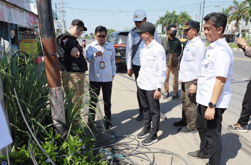  Ombudsman Kalsel Temukan Kabel Optik Semrawut di Handil Bakti